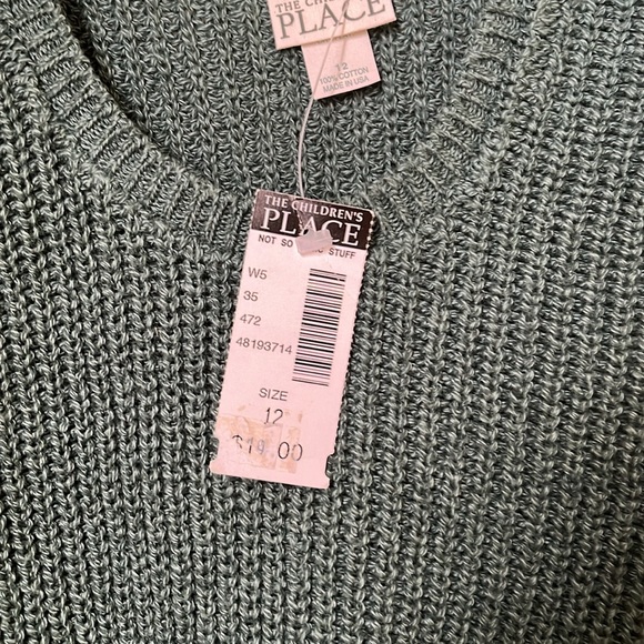 Green Sweater Vest Size 12 Months The Children’s Place TCP Vintage NWT - Picture 4 of 7